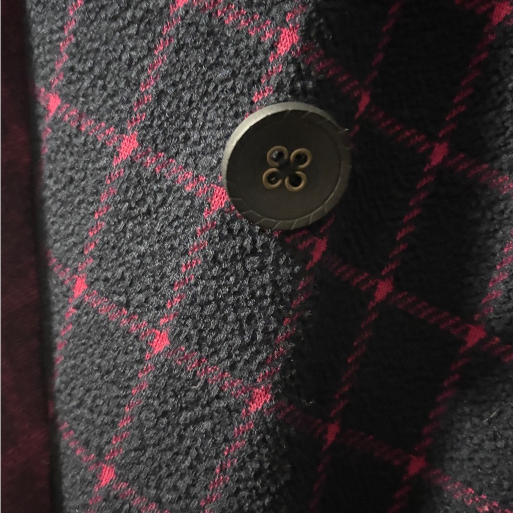 Sanctuary from Anthropologie Windowpane Shawl Jacket - Picture 6 of 7